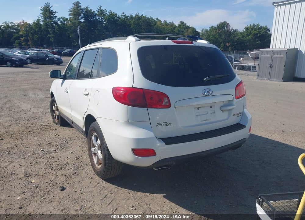 2007 HYUNDAI SANTA FE GLS VIN: 5NMSG73D27H035273