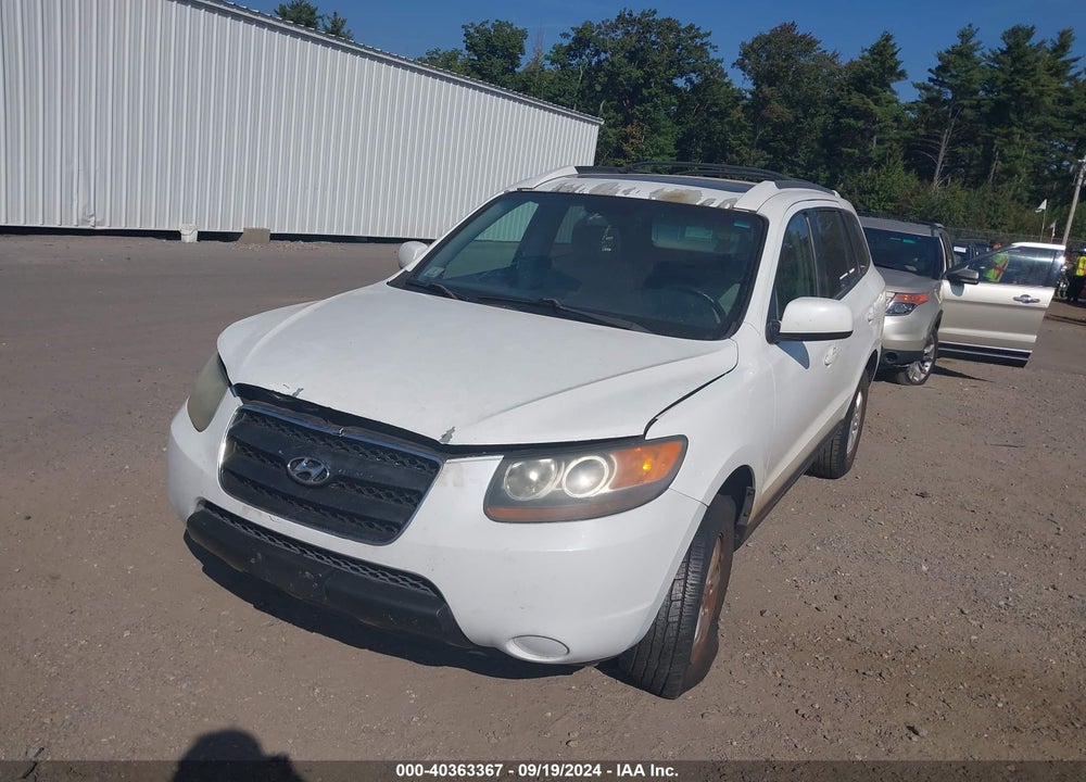 2007 HYUNDAI SANTA FE GLS VIN: 5NMSG73D27H035273