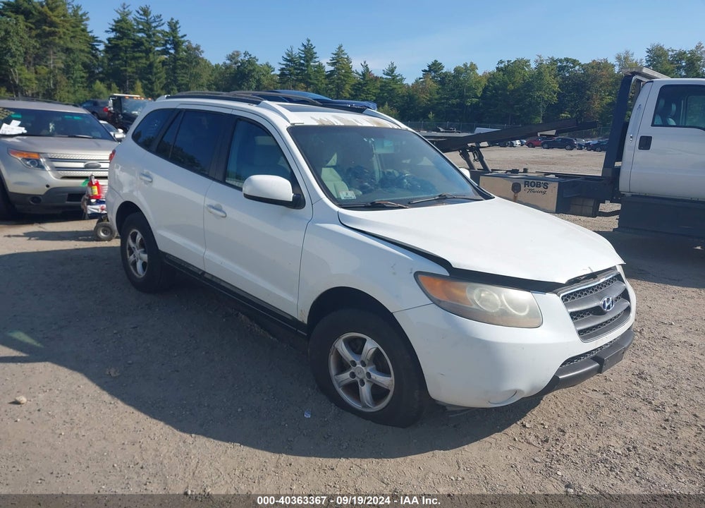 2007 HYUNDAI SANTA FE GLS VIN: 5NMSG73D27H035273