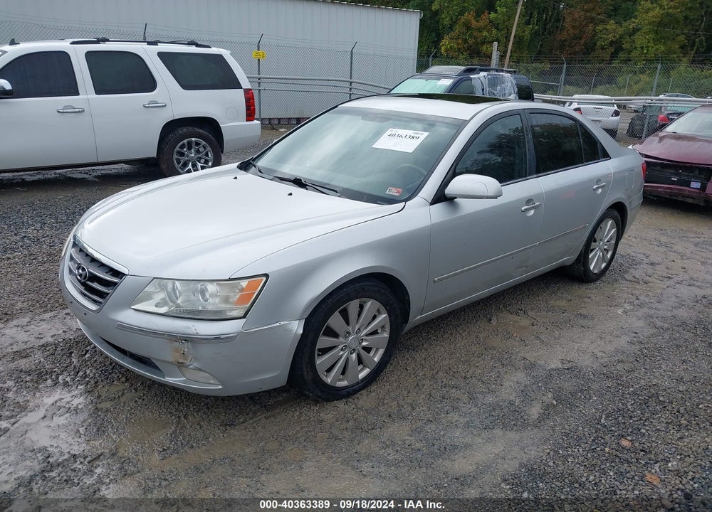 2009 HYUNDAI SONATA LIMITED V6 VIN: 5NPEU46F29H425460