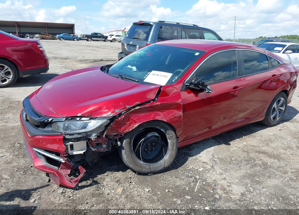 2019 HONDA CIVIC LX VIN: 19XFC2F65KE003768