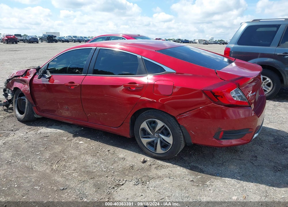 2019 HONDA CIVIC LX VIN: 19XFC2F65KE003768