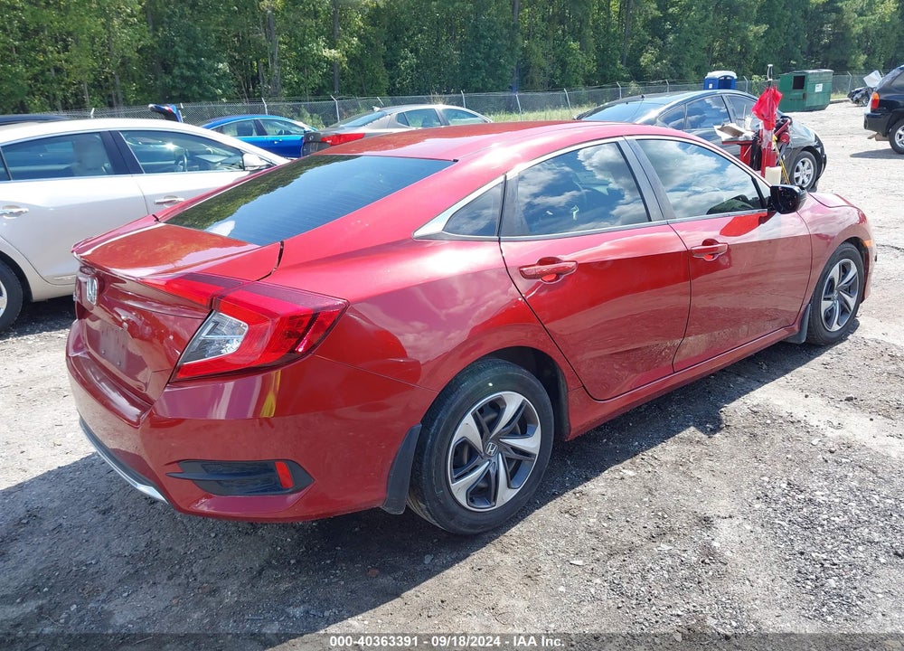 2019 HONDA CIVIC LX VIN: 19XFC2F65KE003768