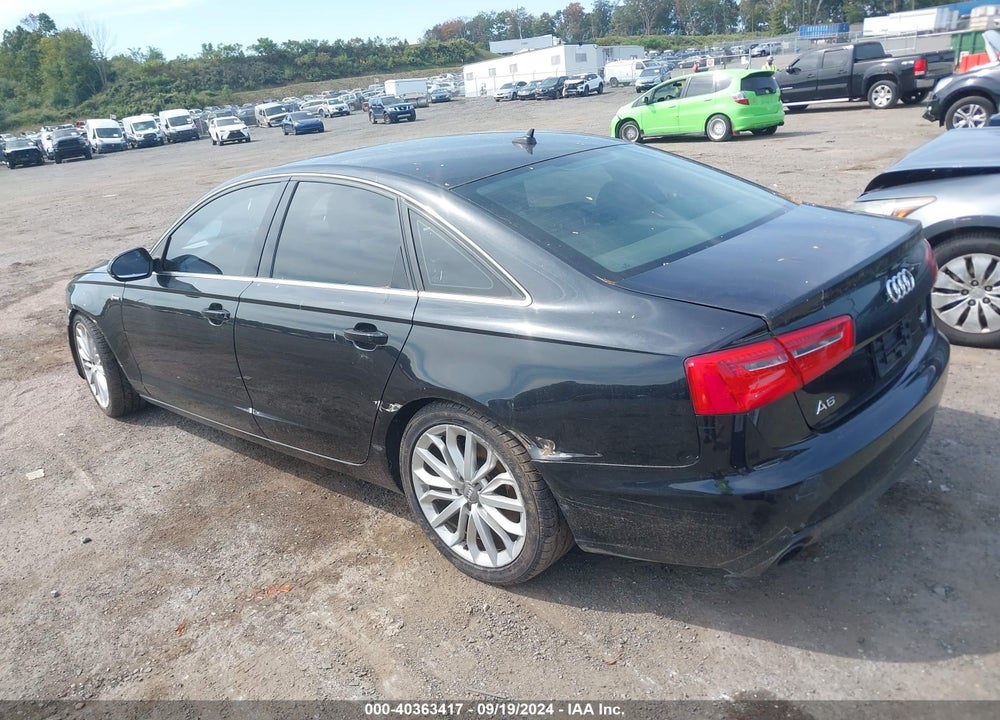 2012 AUDI A6 3.0 PREMIUM VIN: WAUGGAFC2CN039792