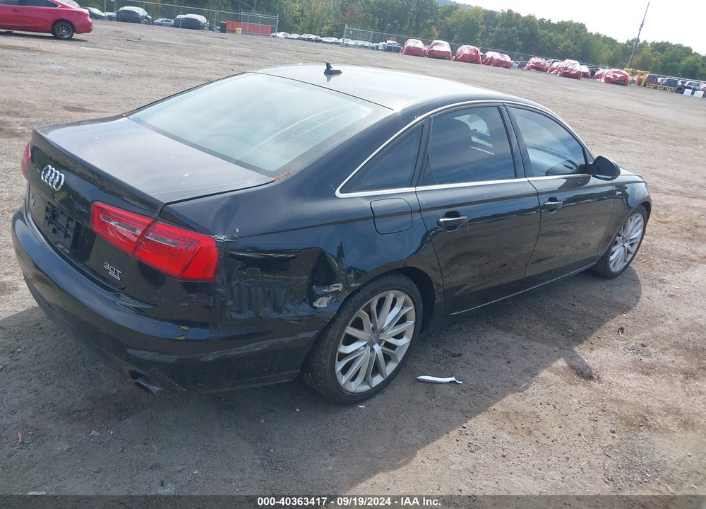 2012 AUDI A6 3.0 PREMIUM VIN: WAUGGAFC2CN039792