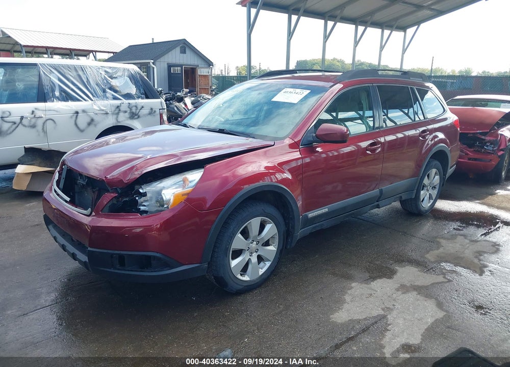2011 SUBARU OUTBACK 2.5I PREMIUM VIN: 4S4BRBCC9B3338039