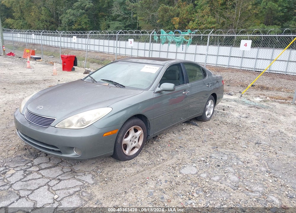 2005 LEXUS ES 330 VIN: JTHBA30G655061947