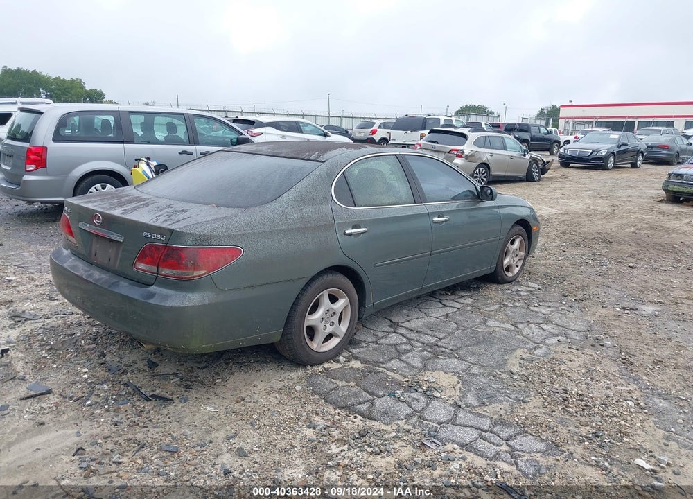 2005 LEXUS ES 330 VIN: JTHBA30G655061947
