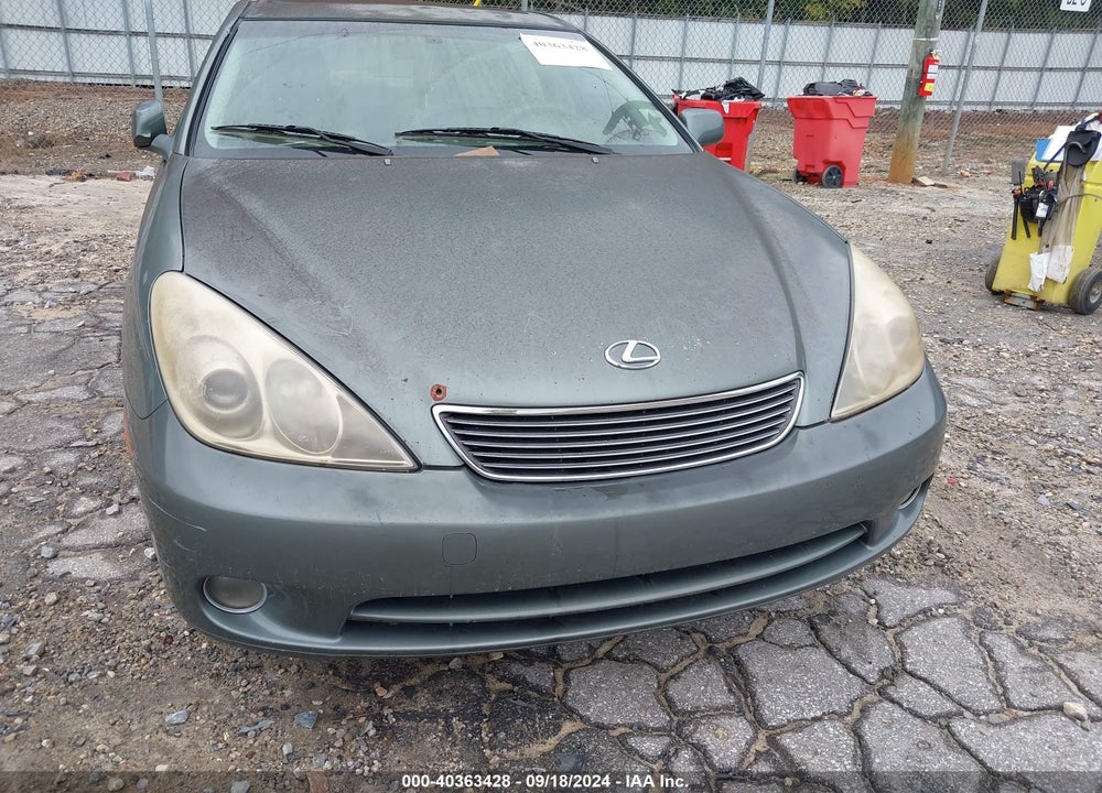 2005 LEXUS ES 330 VIN: JTHBA30G655061947