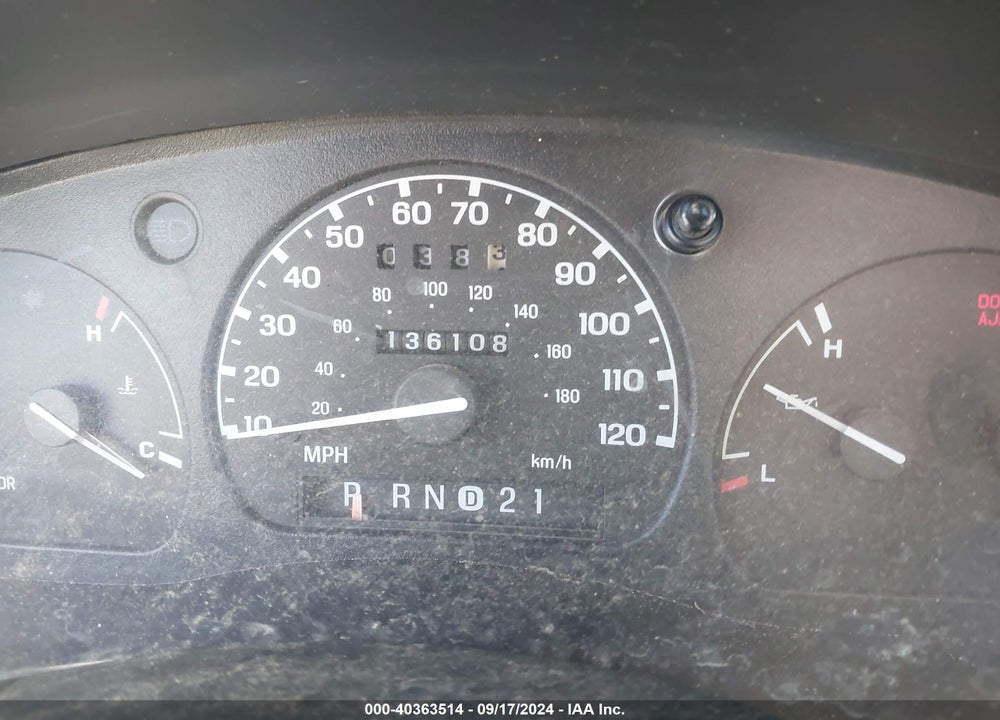 1998 FORD RANGER SPLASH/XL/XLT VIN: 1FTYR14U1WTA03329