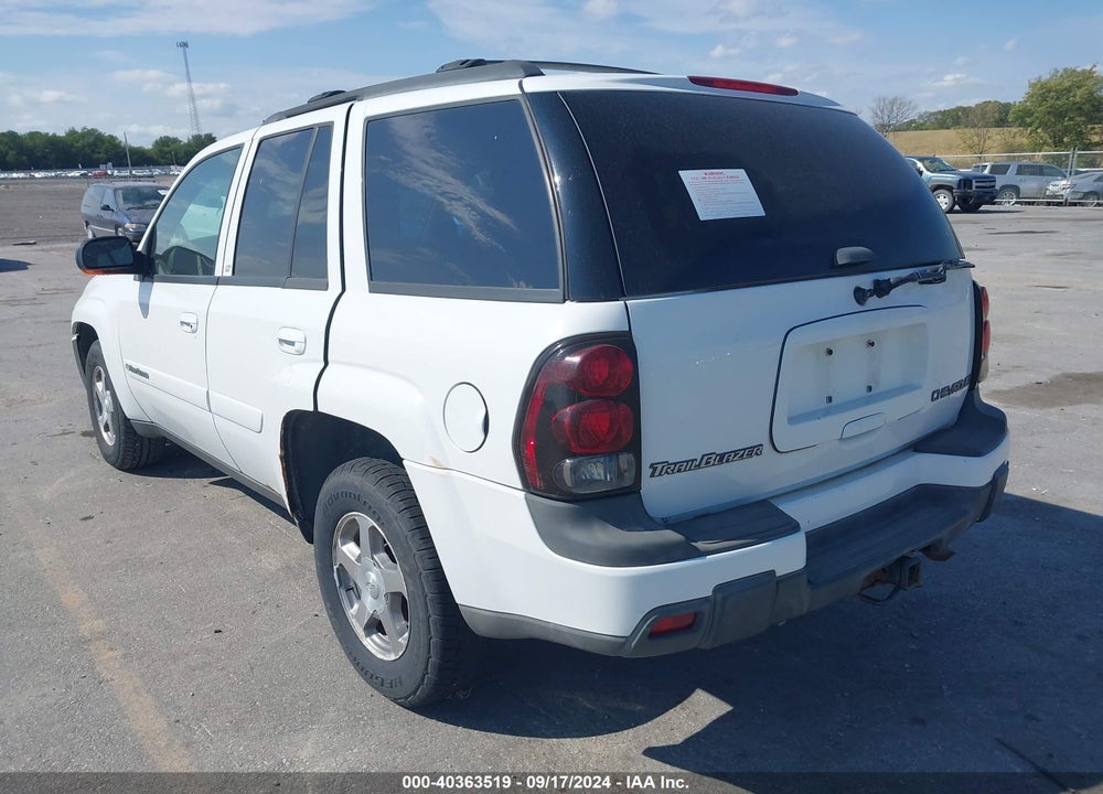 2004 CHEVROLET TRAILBLAZER VIN: 1GNDT13S242333250