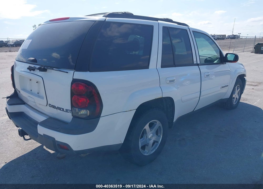 2004 CHEVROLET TRAILBLAZER VIN: 1GNDT13S242333250