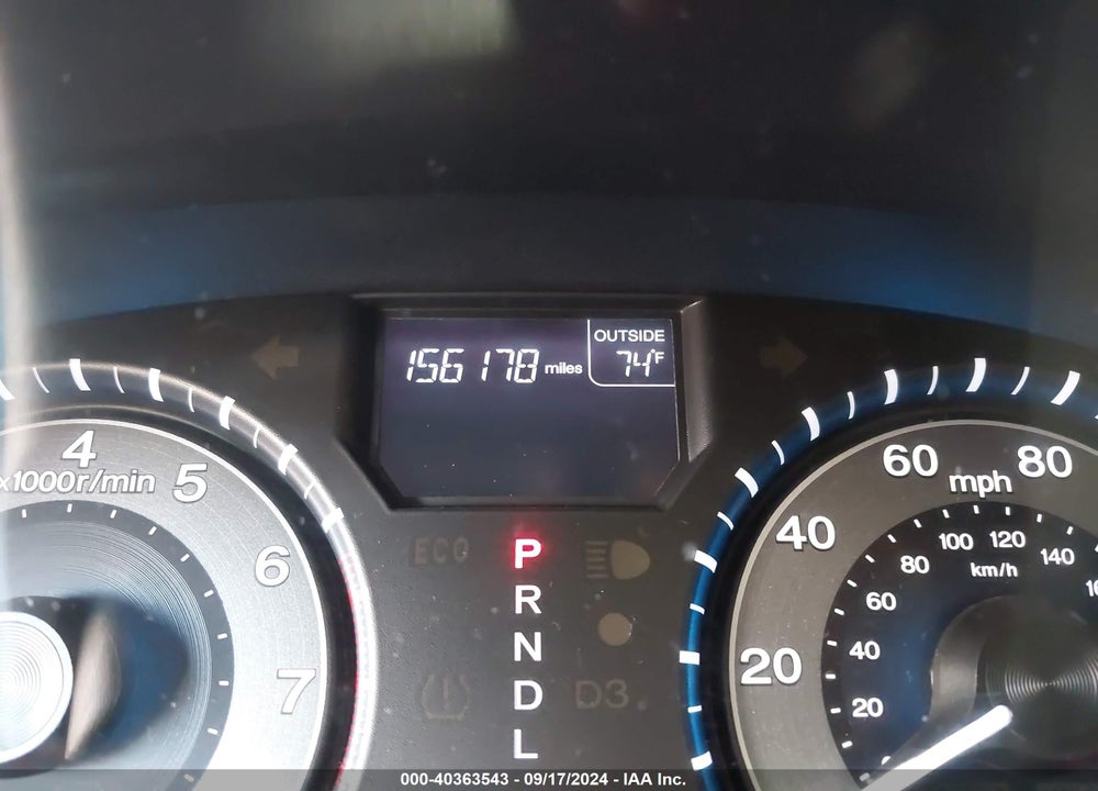 2012 HONDA ODYSSEY EX-L VIN: 5FNRL5H65CB020268