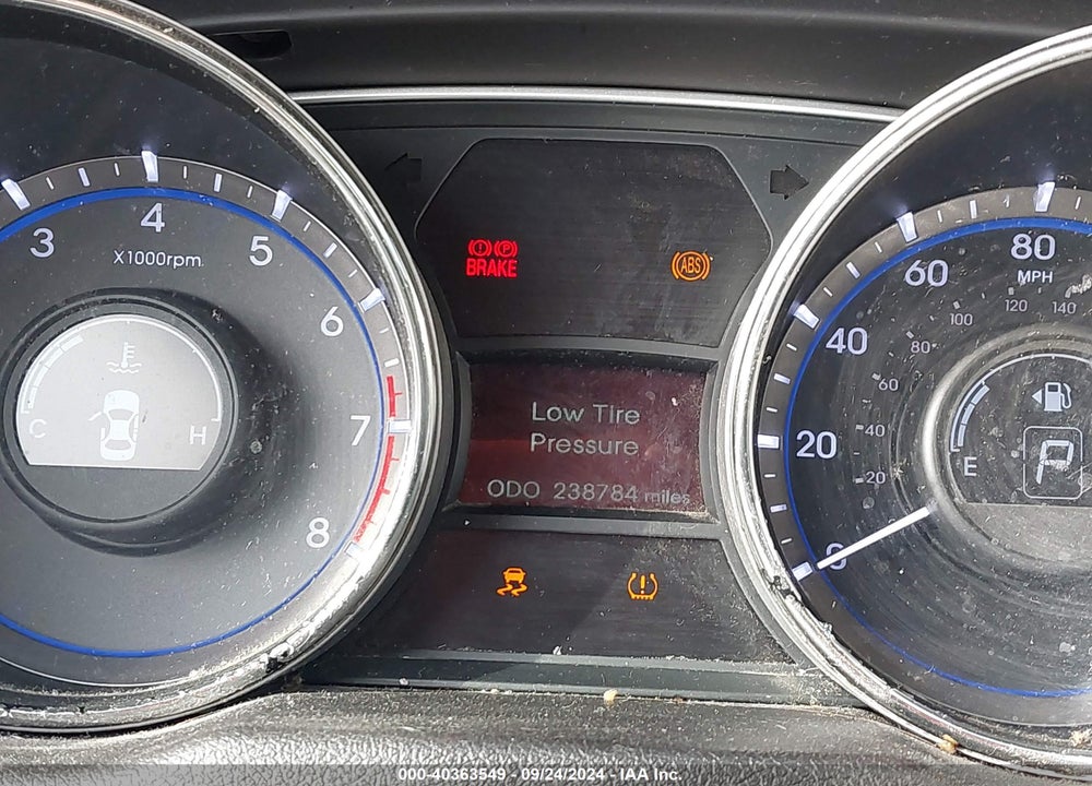 2014 HYUNDAI SONATA GLS VIN: 5NPEB4AC8EH920517