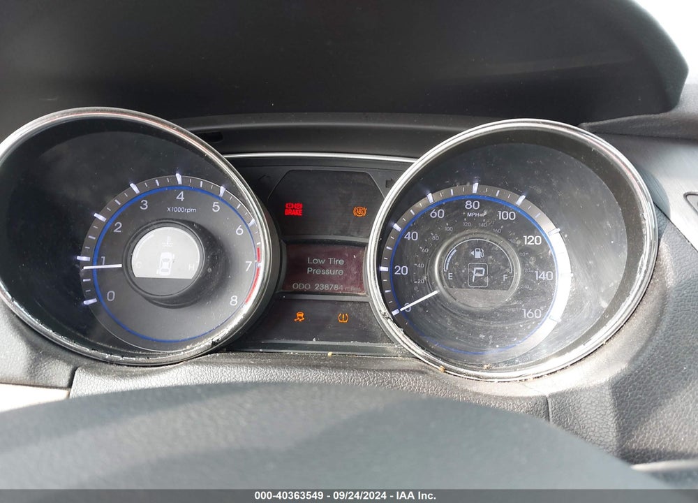 2014 HYUNDAI SONATA GLS VIN: 5NPEB4AC8EH920517