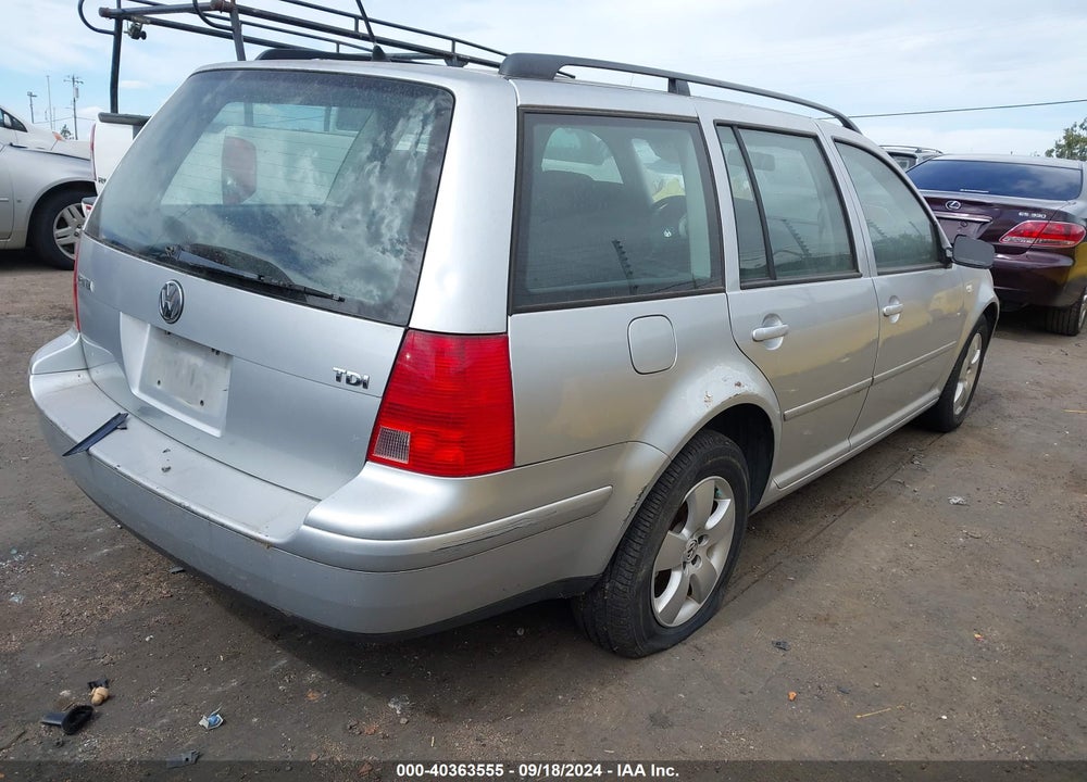 2003 VOLKSWAGEN JETTA GL TDI VIN: WVWRP61J43W575734