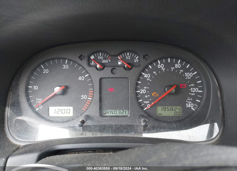 2003 VOLKSWAGEN JETTA GL TDI VIN: WVWRP61J43W575734