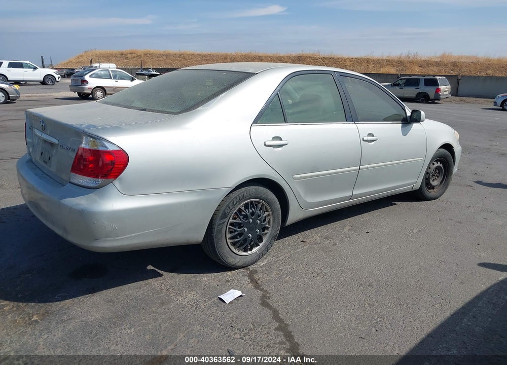 2005 TOYOTA CAMRY LE VIN: 4T1BE32K45U016224