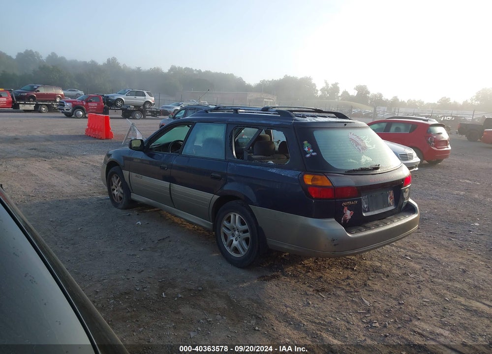 2000 SUBARU OUTBACK VIN: 4S3BH6752Y7636279