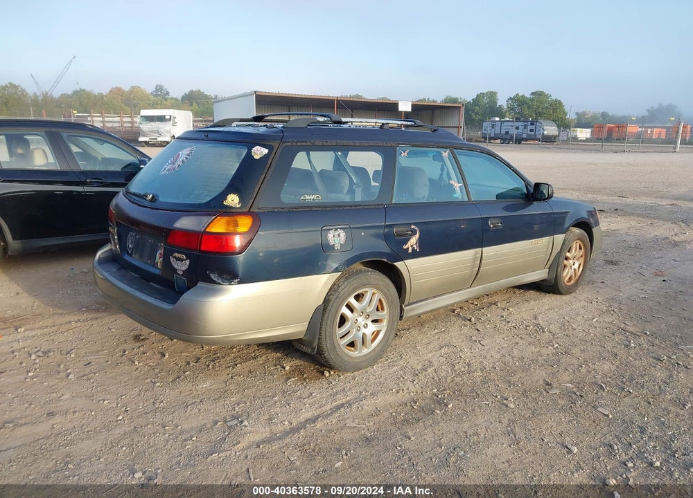 2000 SUBARU OUTBACK VIN: 4S3BH6752Y7636279