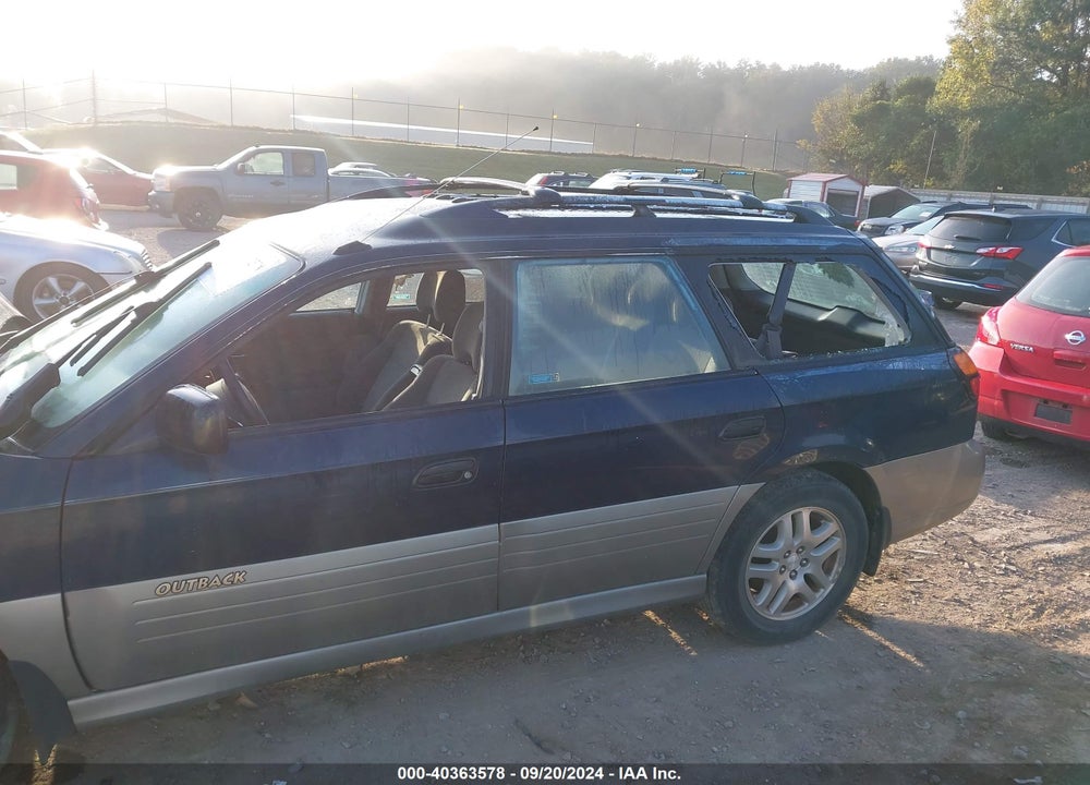 2000 SUBARU OUTBACK VIN: 4S3BH6752Y7636279