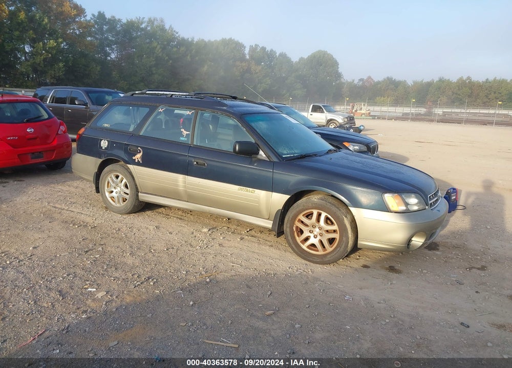 2000 SUBARU OUTBACK VIN: 4S3BH6752Y7636279