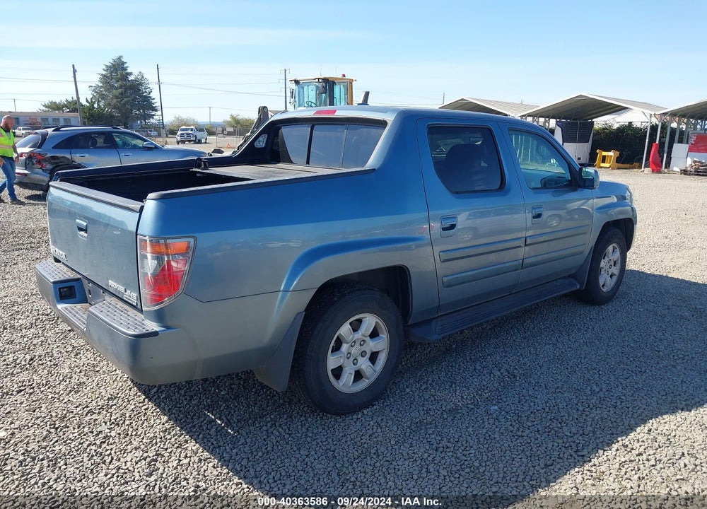 2006 HONDA RIDGELINE RTL VIN: 2HJYK16586H563738