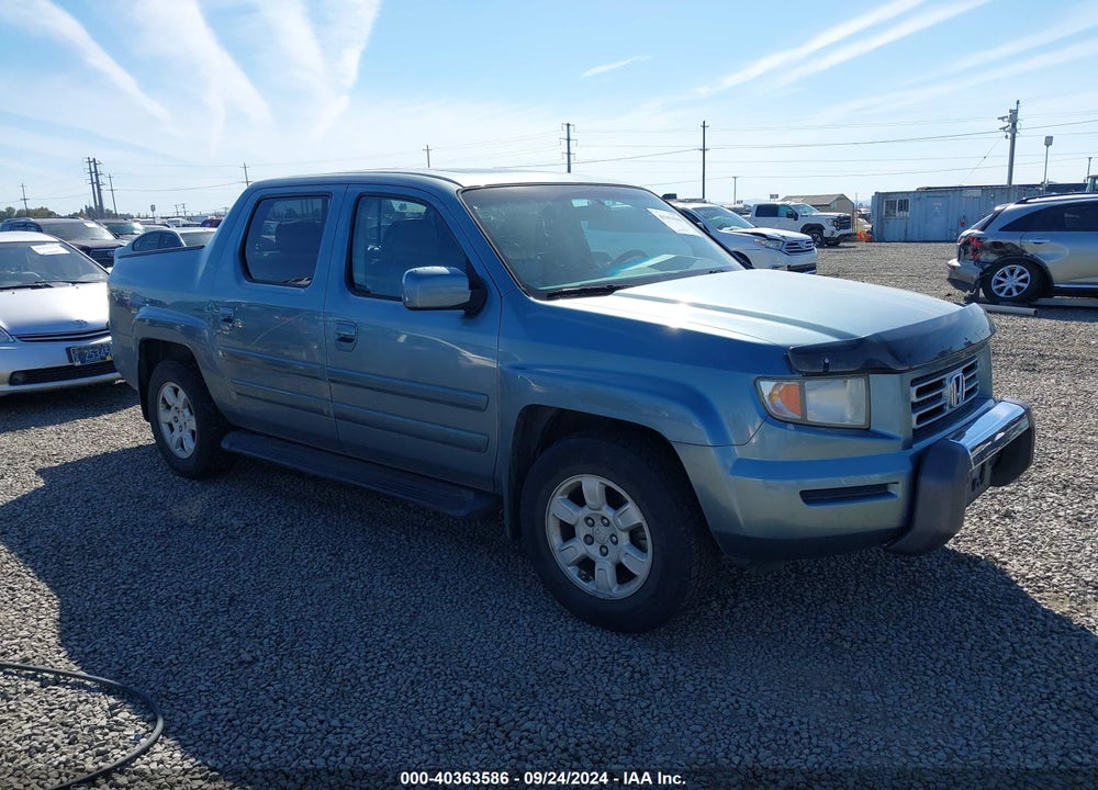 2006 HONDA RIDGELINE RTL VIN: 2HJYK16586H563738