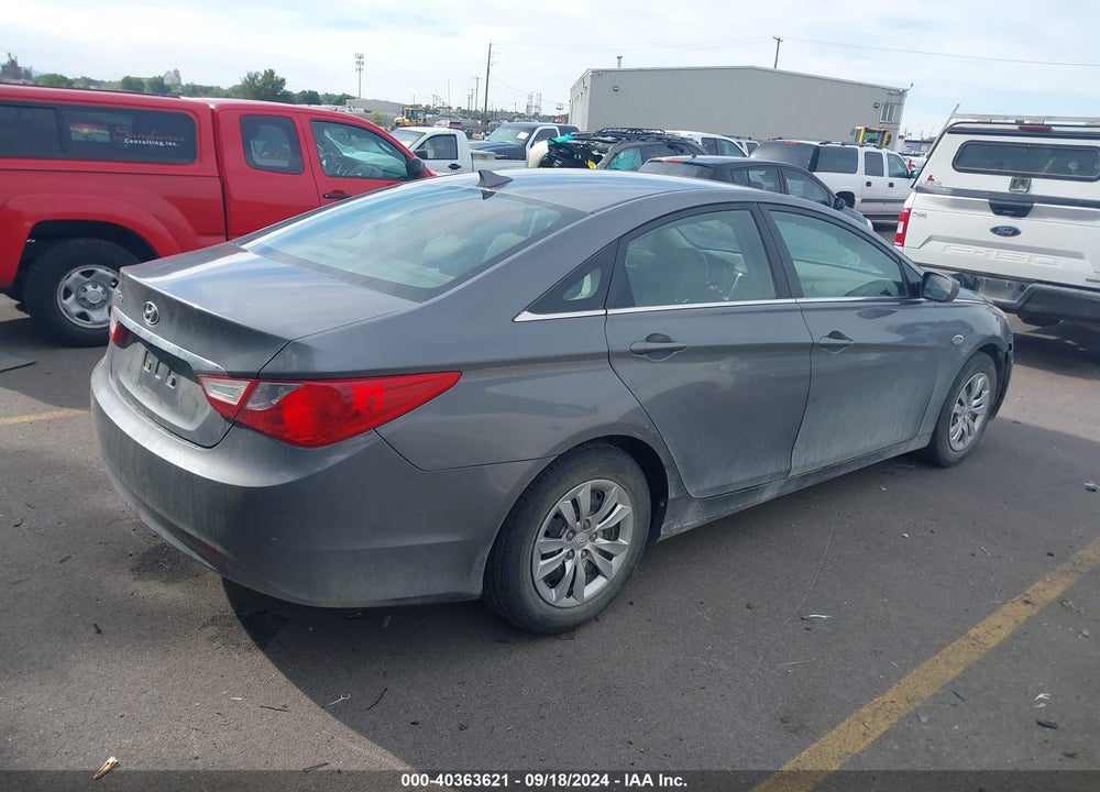 2012 HYUNDAI SONATA GLS VIN: 5NPEB4AC0CH321883