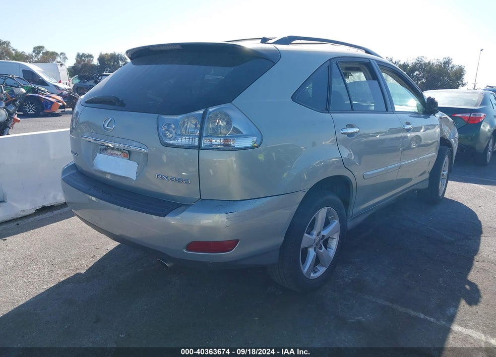 2008 LEXUS RX 350 VIN: 2T2GK31U58C034802