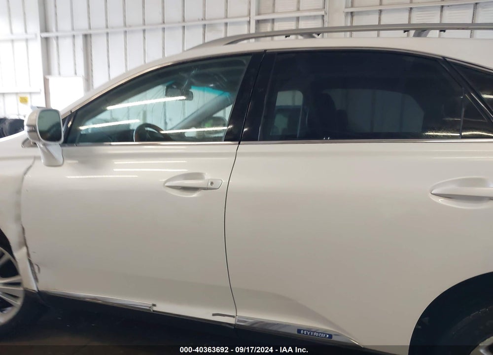 2012 LEXUS RX 450H VIN: JTJBC1BA7C2431940