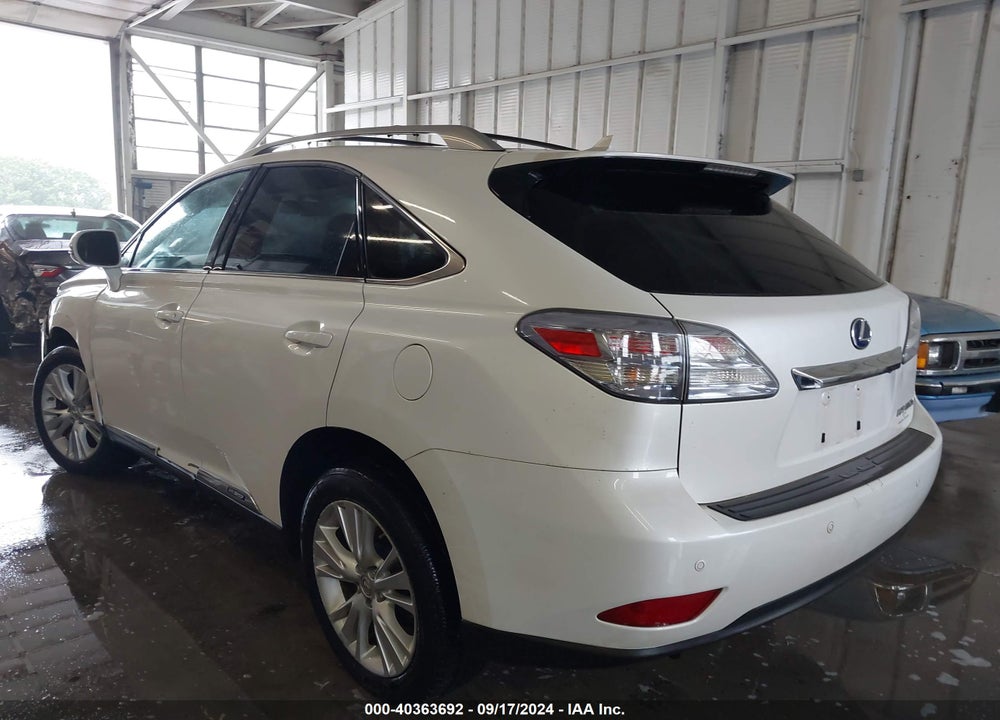 2012 LEXUS RX 450H VIN: JTJBC1BA7C2431940
