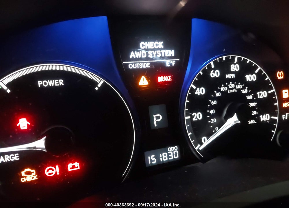 2012 LEXUS RX 450H VIN: JTJBC1BA7C2431940