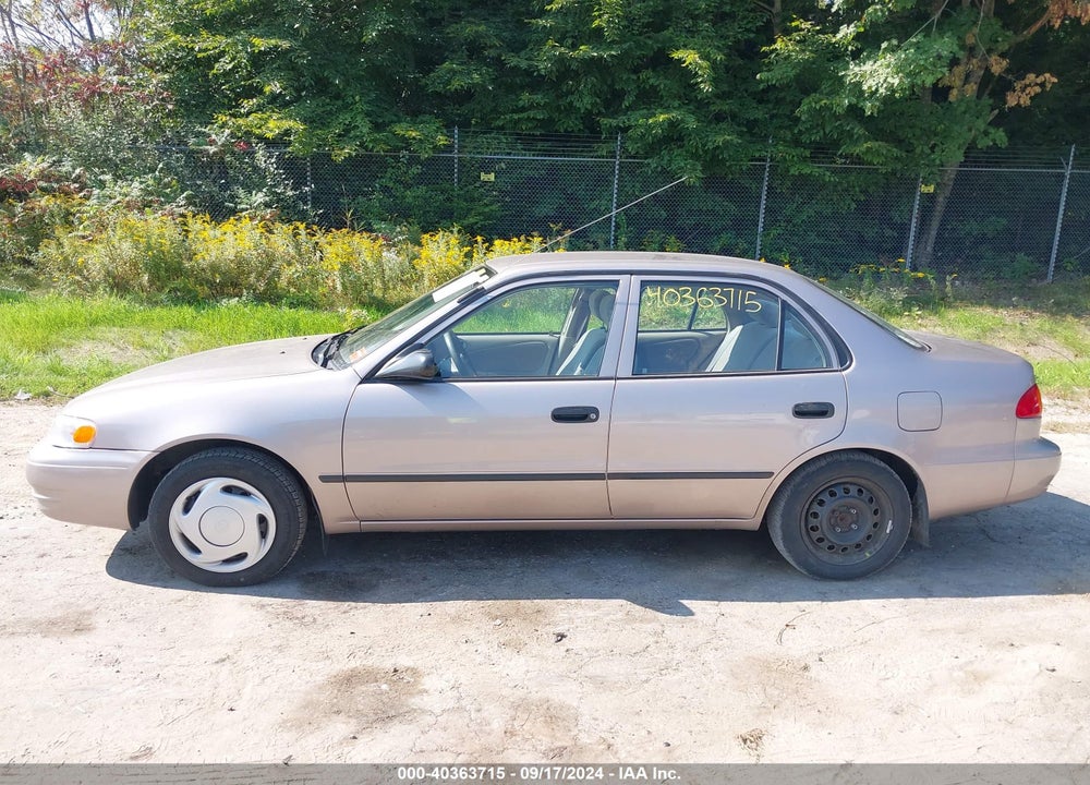 1999 TOYOTA COROLLA CE VIN: 2T1BR12EXXC226527