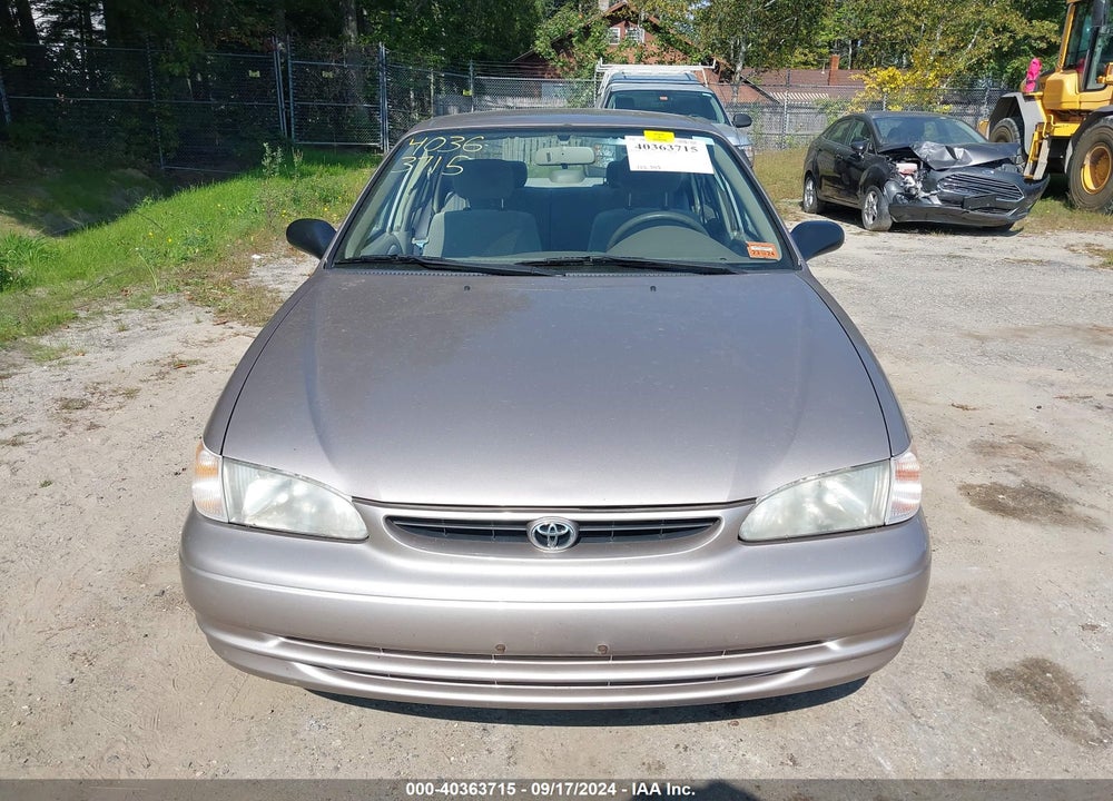 1999 TOYOTA COROLLA CE VIN: 2T1BR12EXXC226527