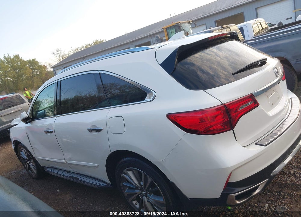 2017 ACURA MDX TECHNOLOGY PACKAGE VIN: 5FRYD4H51HB020719