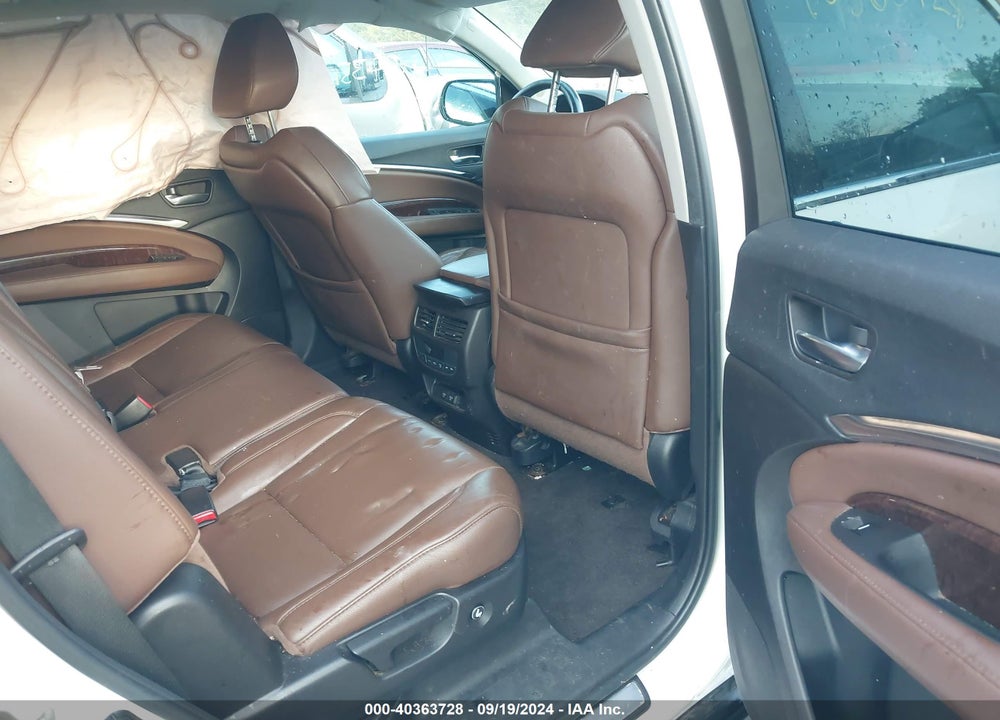 2017 ACURA MDX TECHNOLOGY PACKAGE VIN: 5FRYD4H51HB020719