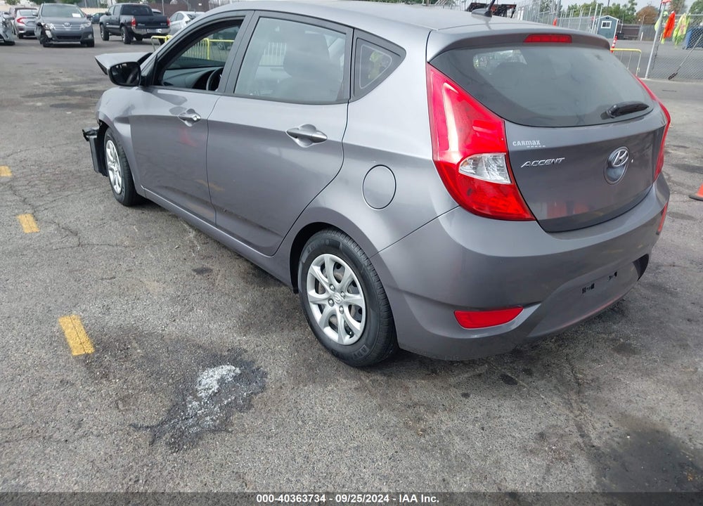 2014 HYUNDAI ACCENT GS VIN: KMHCT5AE9EU178206