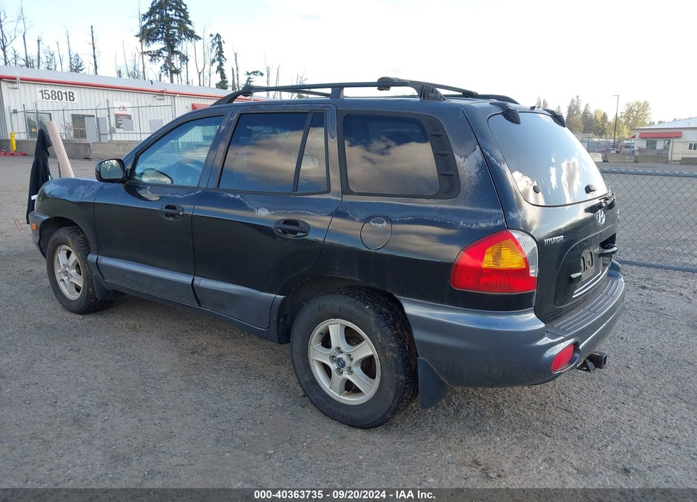 2003 HYUNDAI SANTA FE GLS/LX VIN: KM8SC73E23U509032