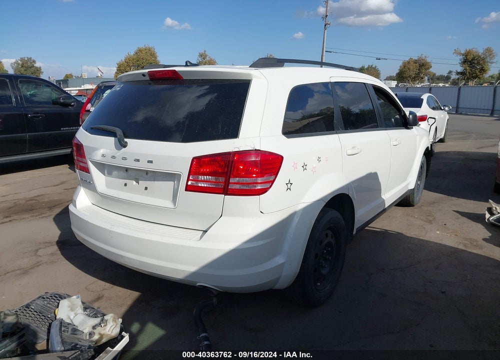 2016 DODGE JOURNEY SE VIN: 3C4PDCABXGT235409