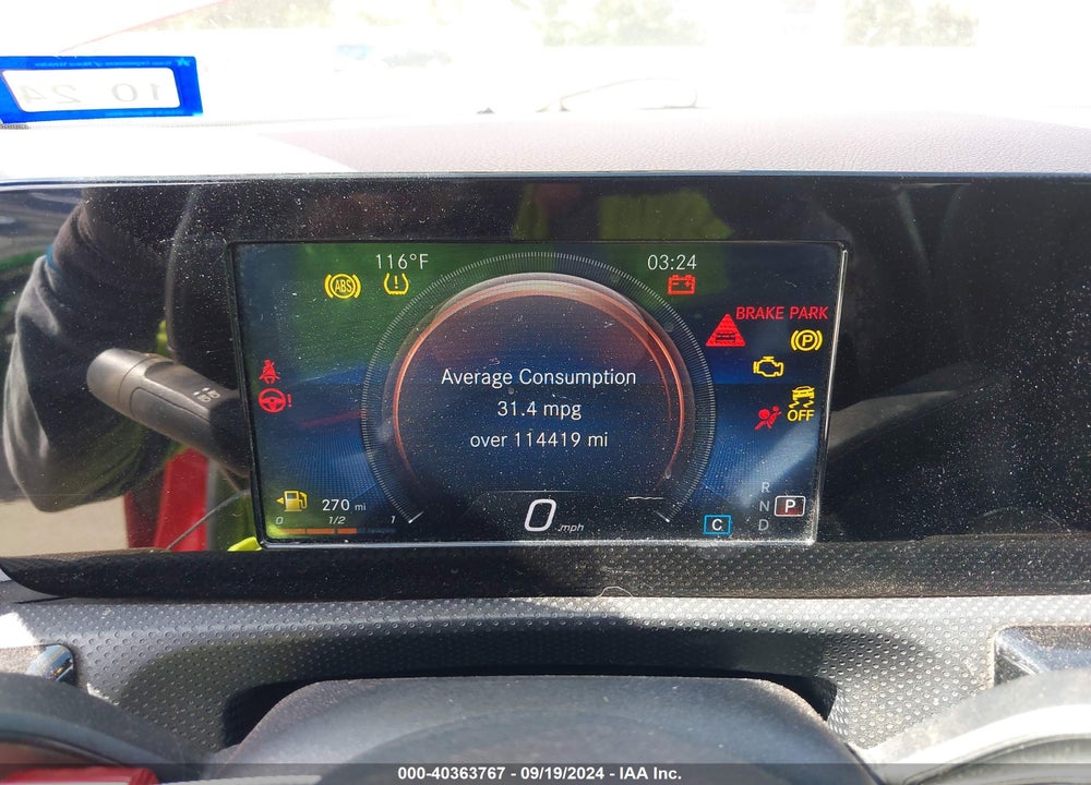 2019 MERCEDES-BENZ A 220 VIN: WDD3G4EB3KW016323