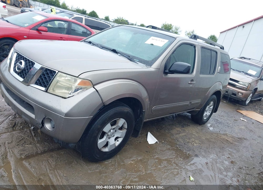 2005 NISSAN PATHFINDER XE VIN: 5N1AR18WX5C779157