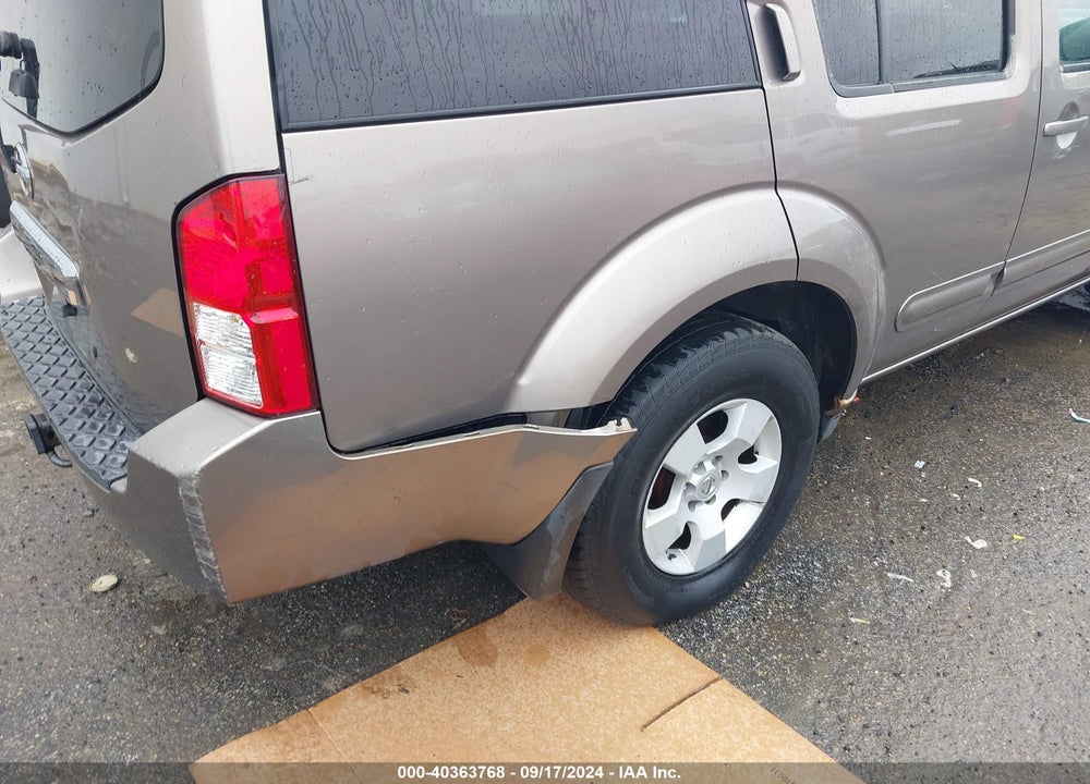 2005 NISSAN PATHFINDER XE VIN: 5N1AR18WX5C779157