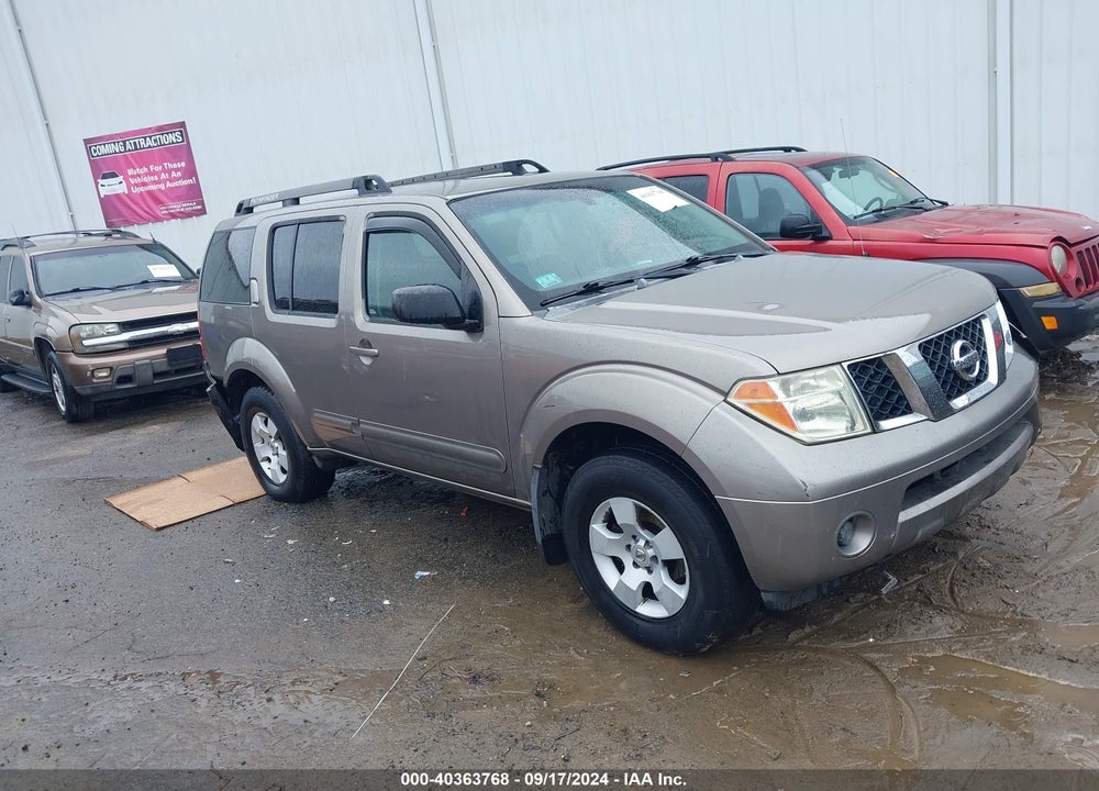 2005 NISSAN PATHFINDER XE VIN: 5N1AR18WX5C779157