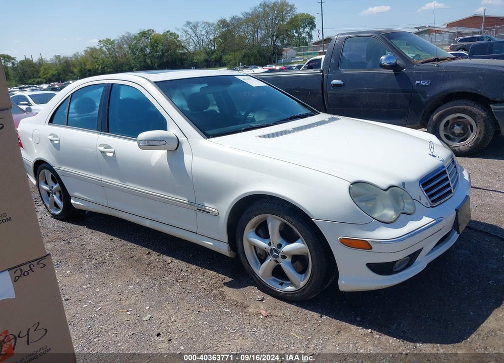 2005 MERCEDES-BENZ C 230 KOMPRESSOR SPORT VIN: WDBRF40J85F639123