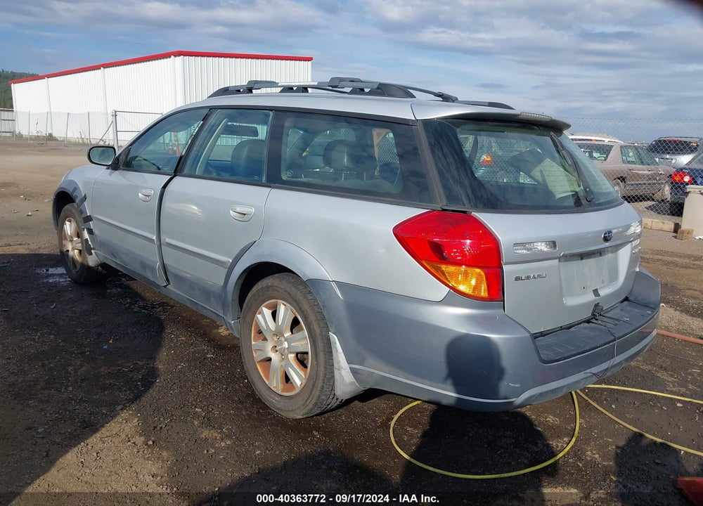 2005 SUBARU OUTBACK 2.5I LIMITED VIN: 4S4BP62C357380850