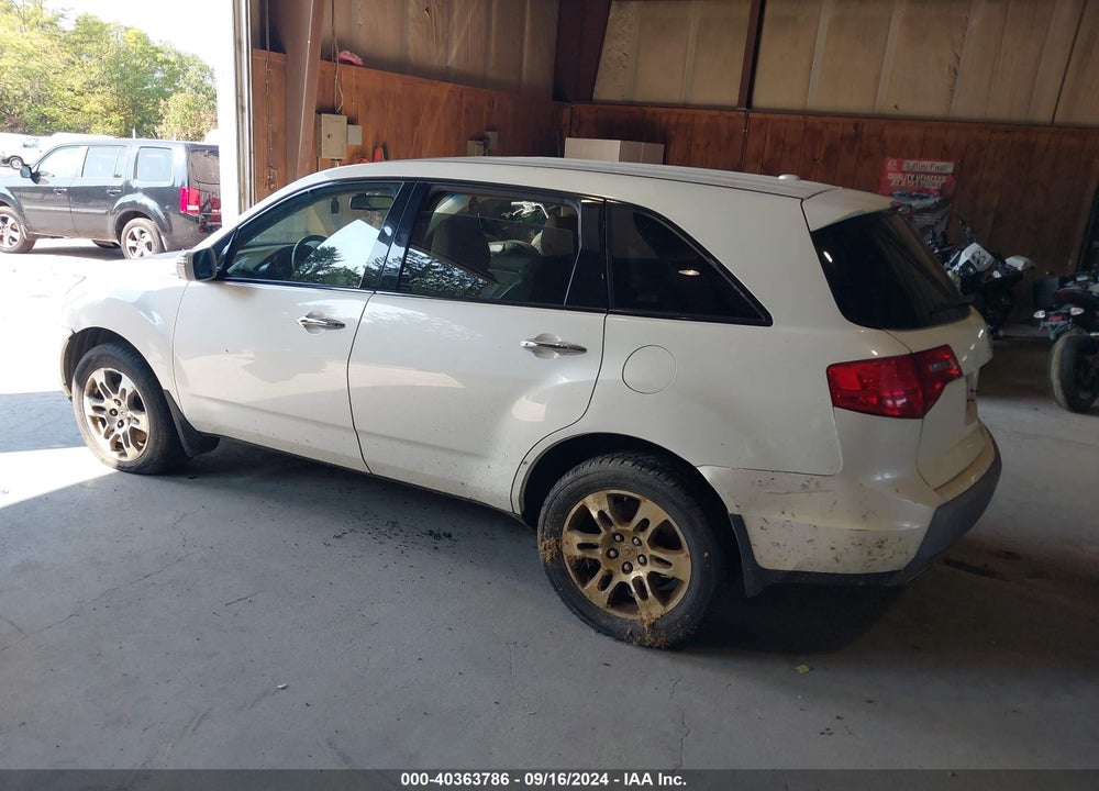 2008 ACURA MDX TECHNOLOGY PACKAGE VIN: 2HNYD28378H522062