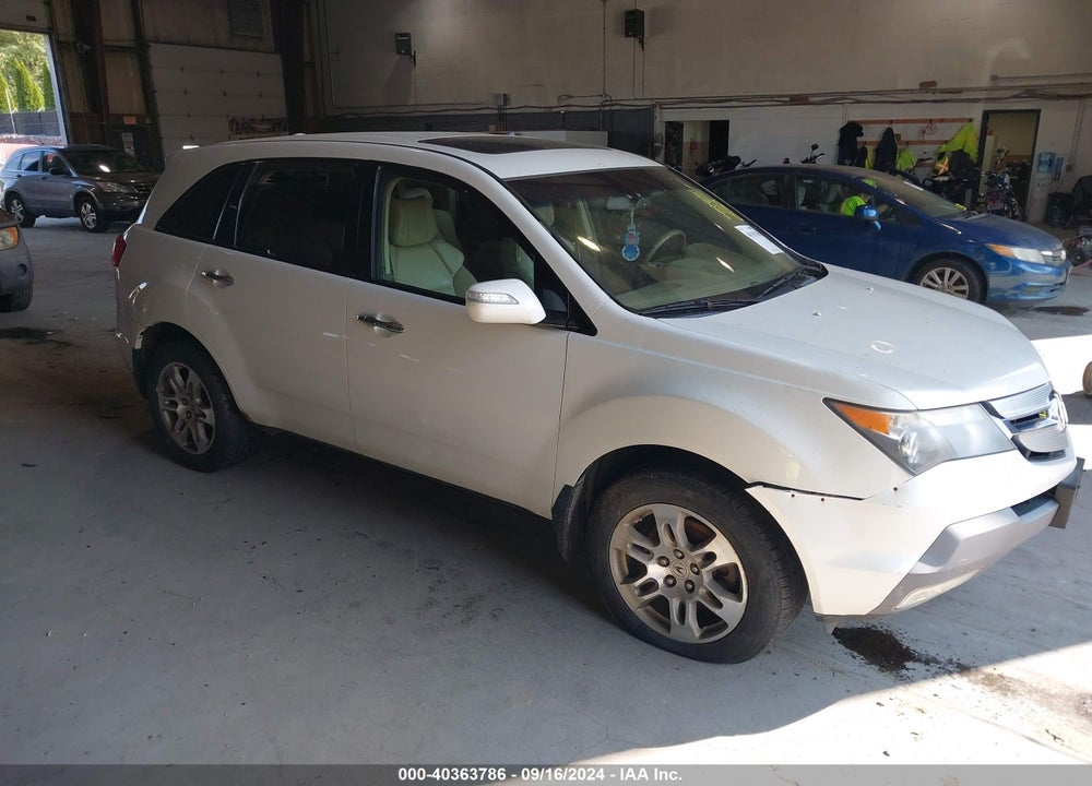 2008 ACURA MDX TECHNOLOGY PACKAGE VIN: 2HNYD28378H522062
