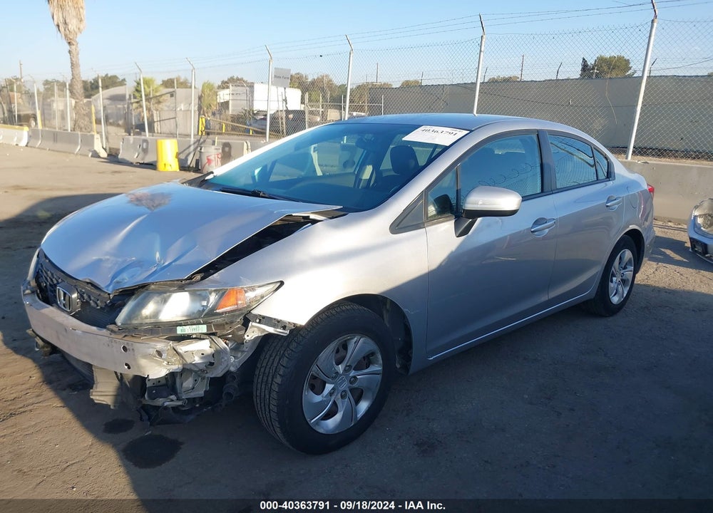 2015 HONDA CIVIC LX VIN: 19XFB2E57FE020377
