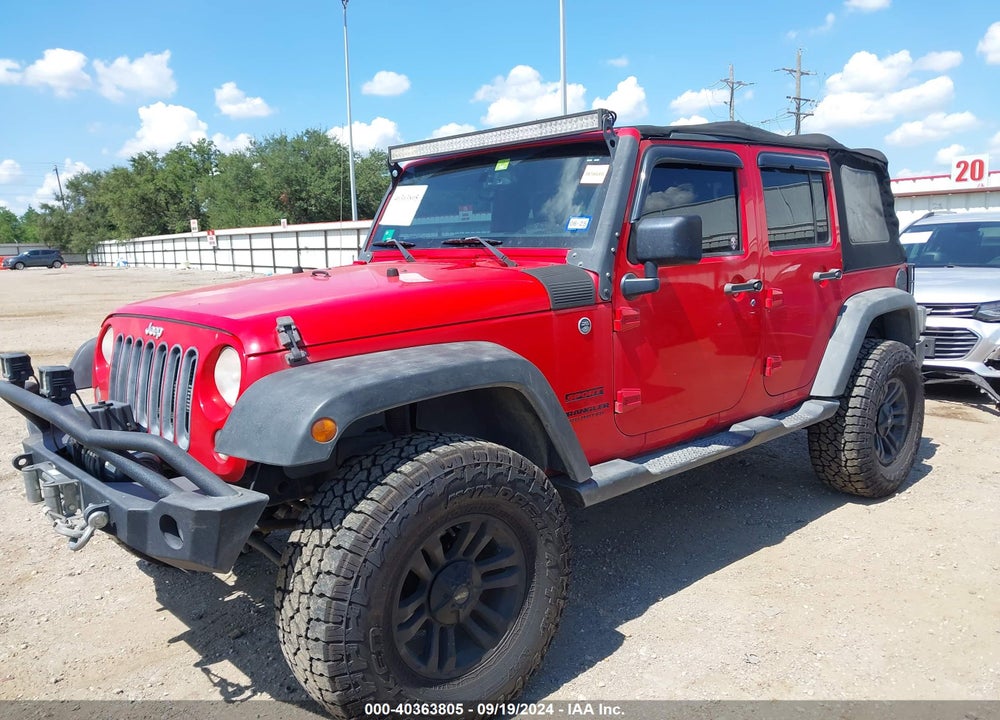 2014 JEEP WRANGLER UNLIMITED SPORT VIN: 1C4BJWDGXEL320061